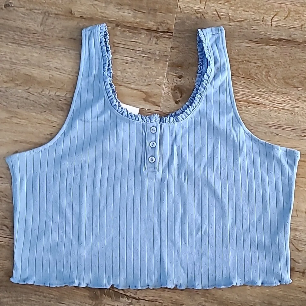 SO BRAND WOMENS JUNIOR SIZE BLUE SUMMER TANK TOP SIZE EXTRA LARGE